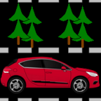 Logo aplikace Auto mezi stromy